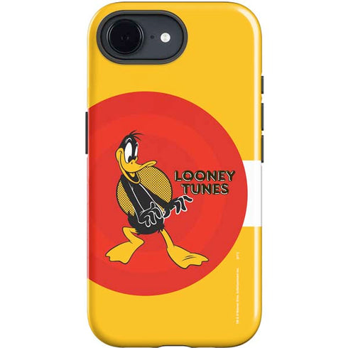Looney Tunes Daffy Duck Yellow Stripes iPhone 16e Impact Case