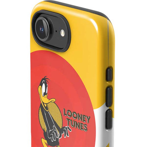 Looney Tunes Daffy Duck Yellow Stripes iPhone 16e Impact Case