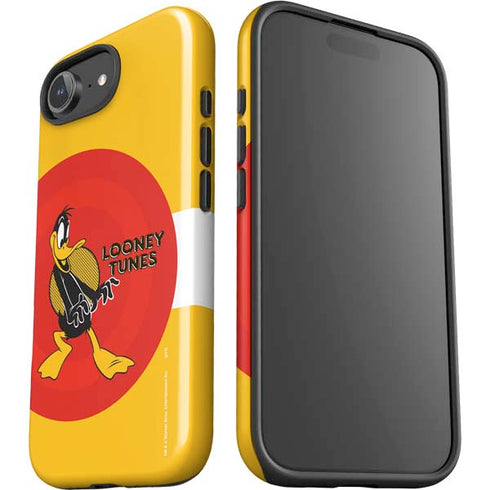 Looney Tunes Daffy Duck Yellow Stripes iPhone 16e Impact Case