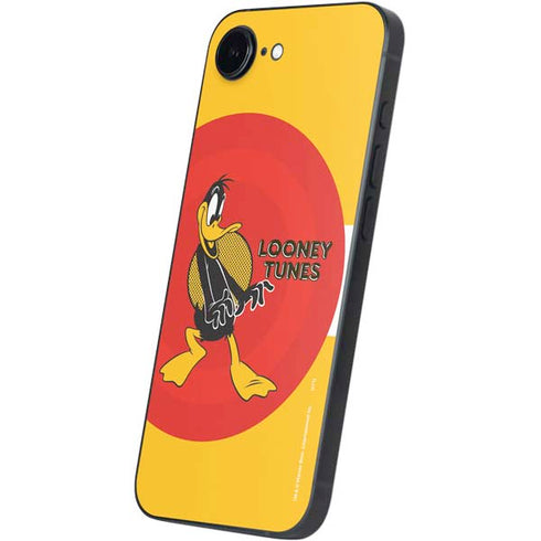 Looney Tunes Daffy Duck Yellow Stripes iPhone 16e Skin