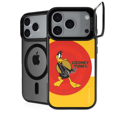 Looney Tunes Daffy Duck Yellow Stripes iPhone 18 Pro Max Kickstand Case