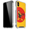 Looney Tunes Daffy Duck Yellow Stripes iPhone X/XS Clear Case