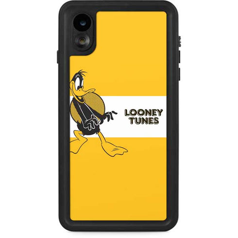 Looney Tunes Daffy Duck Yellow Stripes iPhone Cases