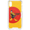 Looney Tunes Daffy Duck Yellow Stripes iPhone XS Clear Case