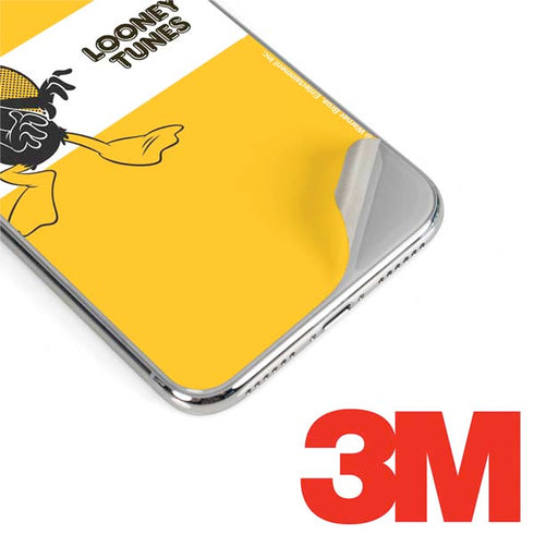 Looney Tunes Daffy Duck Yellow Stripes iPhone XS Max Skin