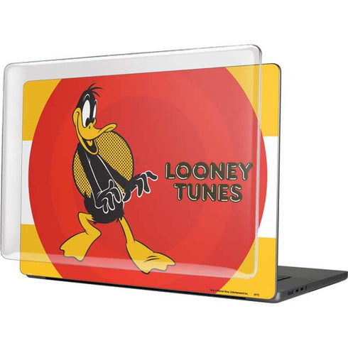 Looney Tunes Daffy Duck Yellow Stripes MacBook Cases