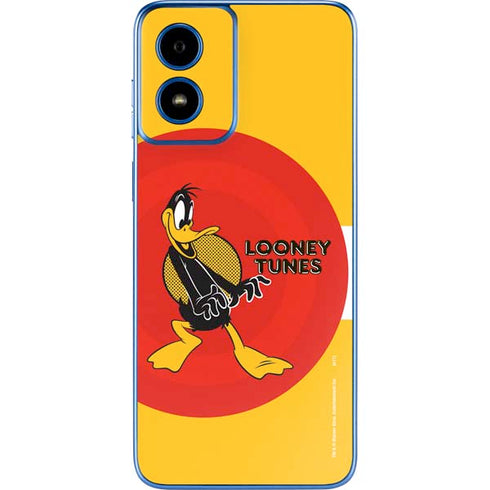 Looney Tunes Daffy Duck Yellow Stripes Moto G Play 4G (2024) Skin