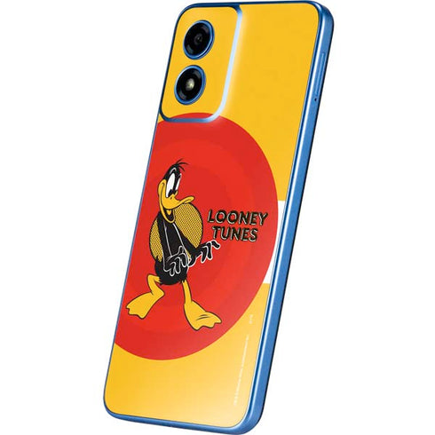 Looney Tunes Daffy Duck Yellow Stripes Moto G Play 4G (2024) Skin