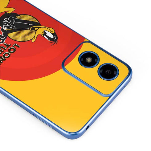 Looney Tunes Daffy Duck Yellow Stripes Moto G Play 4G (2024) Skin
