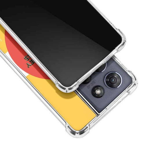 Looney Tunes Daffy Duck Yellow Stripes Moto G Play 5G (2025) Clear Case