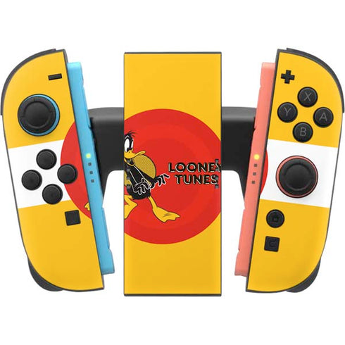 Looney Tunes Daffy Duck Yellow Stripes Nintendo Switch 2 (2025) Joy-Con Controller Skin