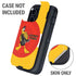 Looney Tunes Daffy Duck Yellow Stripes Otterbox Defender iPhone Skin