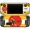 Looney Tunes Daffy Duck Yellow Stripes Steam Deck Handheld Gaming Computer OLED Skin