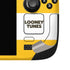 Looney Tunes Daffy Duck Yellow Stripes Steam Deck Handheld Gaming Computer OLED Skin