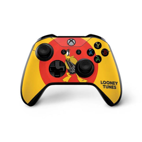 Looney Tunes Daffy Duck Yellow Stripes Xbox One X Controller Skin