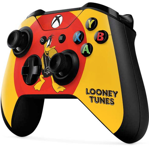 Looney Tunes Daffy Duck Yellow Stripes Xbox One X Controller Skin