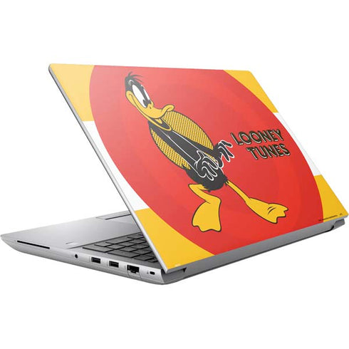Looney Tunes Daffy Duck Yellow Stripes HP ZBook Fury 16 G10 Skin