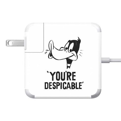 Looney Tunes Daffy Duck Youre Despicable 85W Power Adapter (15 and 17 inch MacBook Pro Charger) Skin