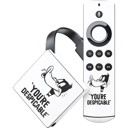 Looney Tunes Daffy Duck Youre Despicable Amazon Fire TV Skin