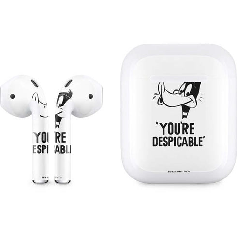 Looney Tunes Daffy Duck Youre Despicable Apple AirPods Skin