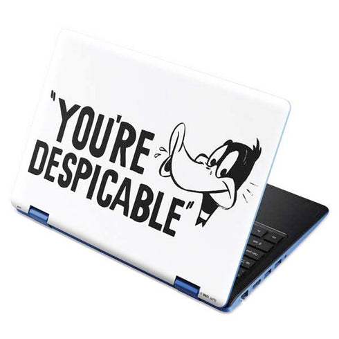 Looney Tunes Daffy Duck Youre Despicable Aspire R11 11.6in Skin