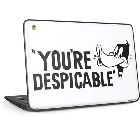 Looney Tunes Daffy Duck Youre Despicable HP Chromebook Skin