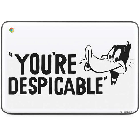 Looney Tunes Daffy Duck Youre Despicable HP Chromebook Skin
