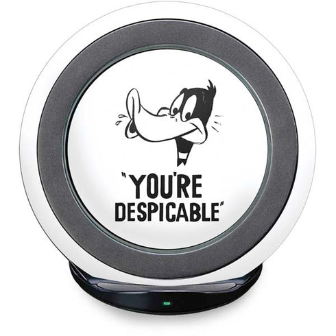 Looney Tunes Daffy Duck Youre Despicable Fast Charge Wireless Charging Stand Skin