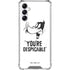 Looney Tunes Daffy Duck Youre Despicable Gabb Phone 4 Clear Case