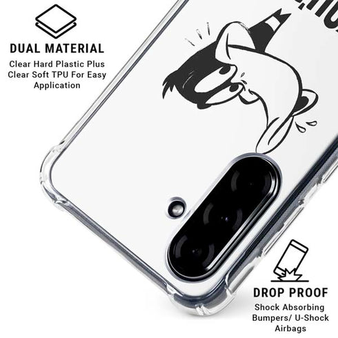 Looney Tunes Daffy Duck Youre Despicable Galaxy A36 5G Clear Case