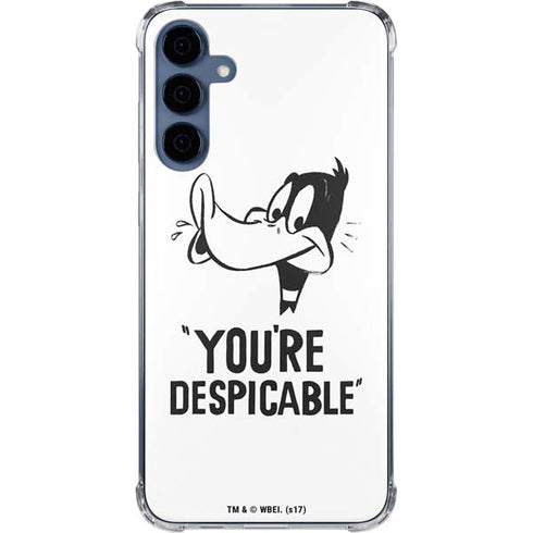Looney Tunes Daffy Duck Youre Despicable Galaxy A55 5G Clear Case