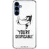 Looney Tunes Daffy Duck Youre Despicable Galaxy A55 5G Clear Case