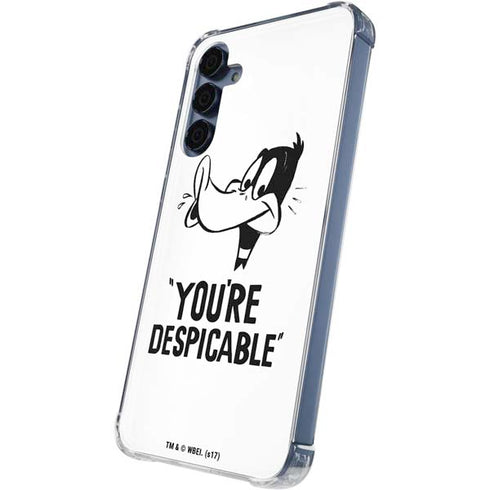 Looney Tunes Daffy Duck Youre Despicable Galaxy A55 5G Clear Case