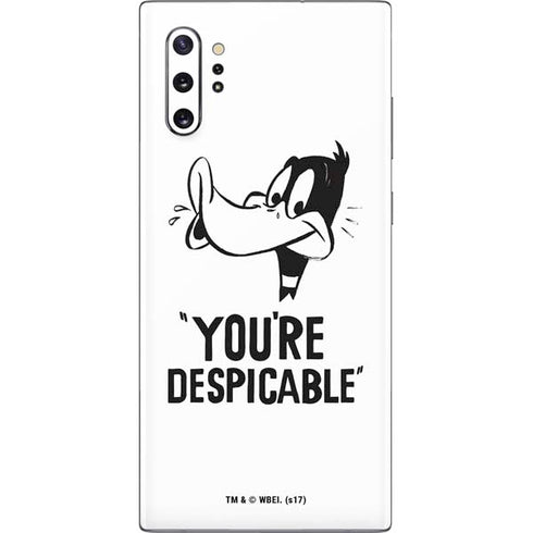 Looney Tunes Daffy Duck Youre Despicable Galaxy Note 10 Plus Skin