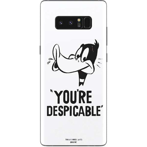 Looney Tunes Daffy Duck Youre Despicable Galaxy Note 8 Skin