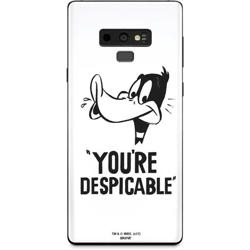 Looney Tunes Daffy Duck Youre Despicable Galaxy Note 9 Skin