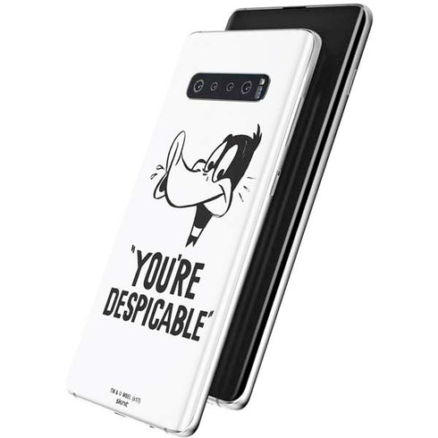 Looney Tunes Daffy Duck Youre Despicable Galaxy S10 Plus Skin