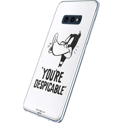Looney Tunes Daffy Duck Youre Despicable Galaxy S10e Skin