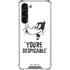 Looney Tunes Daffy Duck Youre Despicable Galaxy S24 FE Clear Case