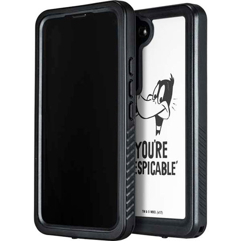 Looney Tunes Daffy Duck Youre Despicable Galaxy S24 Plus Waterproof Case