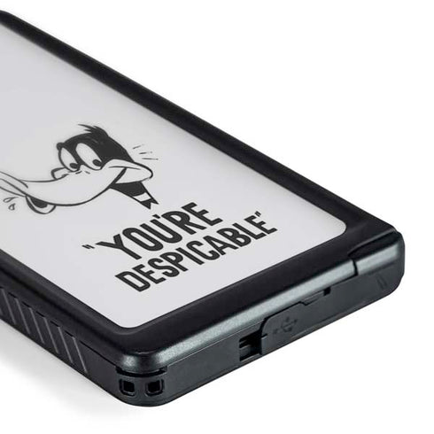 Looney Tunes Daffy Duck Youre Despicable Galaxy S24 Ultra Waterproof Case