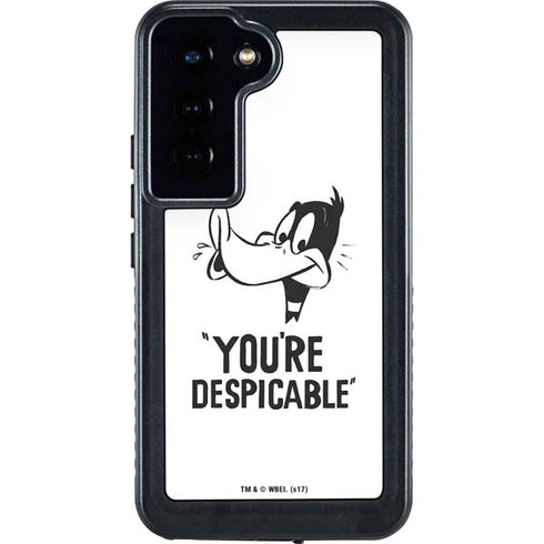 Looney Tunes Daffy Duck Youre Despicable Galaxy S24 Waterproof Case