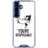 Looney Tunes Daffy Duck Youre Despicable Galaxy S25 Plus Clear Case