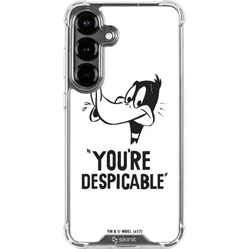 Looney Tunes Daffy Duck Youre Despicable Galaxy S26 Clear Case