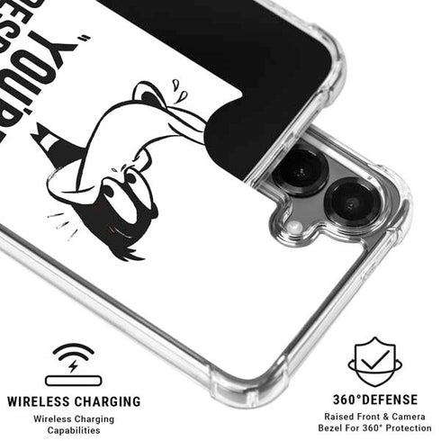 Looney Tunes Daffy Duck Youre Despicable Galaxy S26 Clear Case