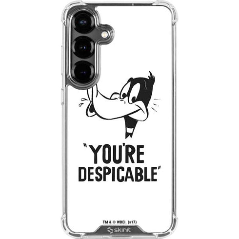 Looney Tunes Daffy Duck Youre Despicable Galaxy S26 Plus Clear Case