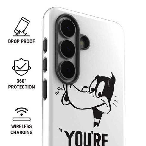 Looney Tunes Daffy Duck Youre Despicable Galaxy S26 Plus Impact Case