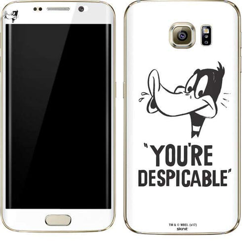Looney Tunes Daffy Duck Youre Despicable Galaxy S7 Edge Skin