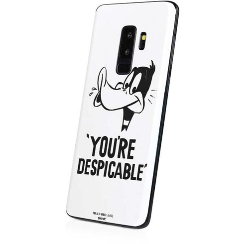 Looney Tunes Daffy Duck Youre Despicable Galaxy S9 Plus Skin