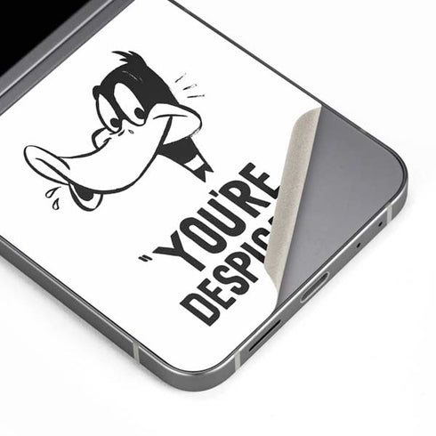 Looney Tunes Daffy Duck Youre Despicable Galaxy Z Flip6 Skin